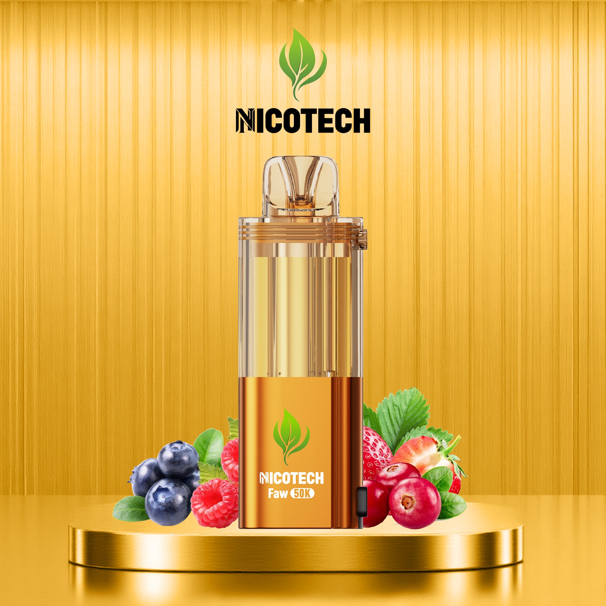 Nicotech Faw 50K Puff Pod Only Tropical Gush 5% Nicotine