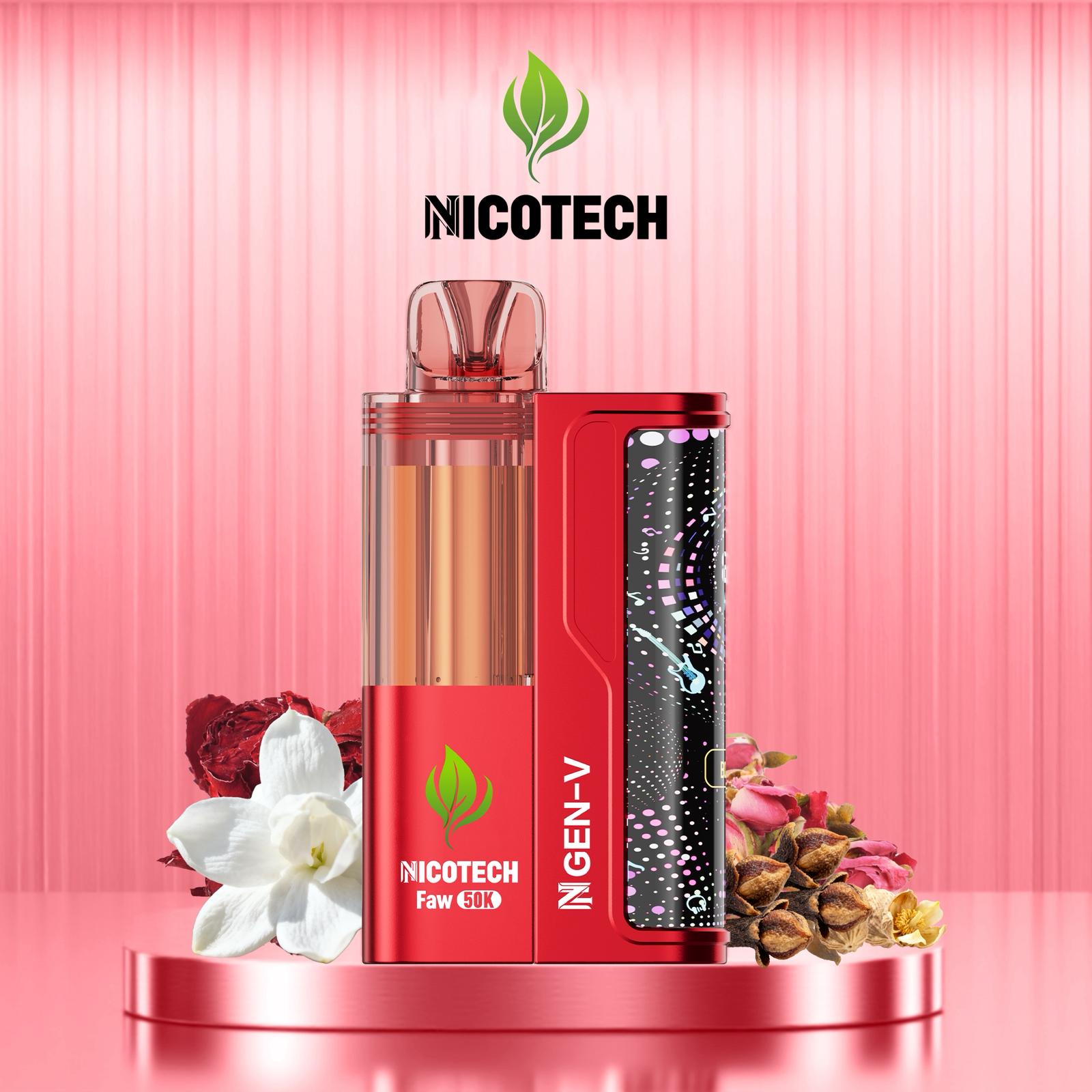 Nicotech Faw 50K Puff Kit Sweet Pan 5% Nicotine